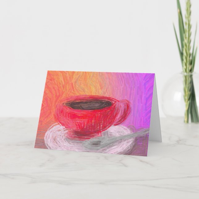 Cartão Café e Espíritos (Frente)