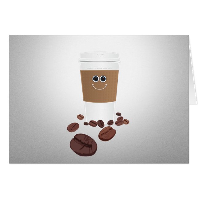 Cartão Café Feliz (Frente Horizontal)