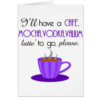 Cartão Café Latte