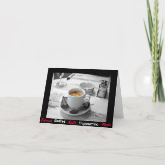 Cartão … Café Mmm