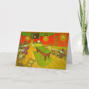 Cartão Café Noturno por Vincent van Gogh