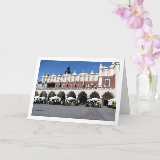 Cartão Café Noworolski, Cloth Hall, Kraków, Lesser Polôni (Orquídea)