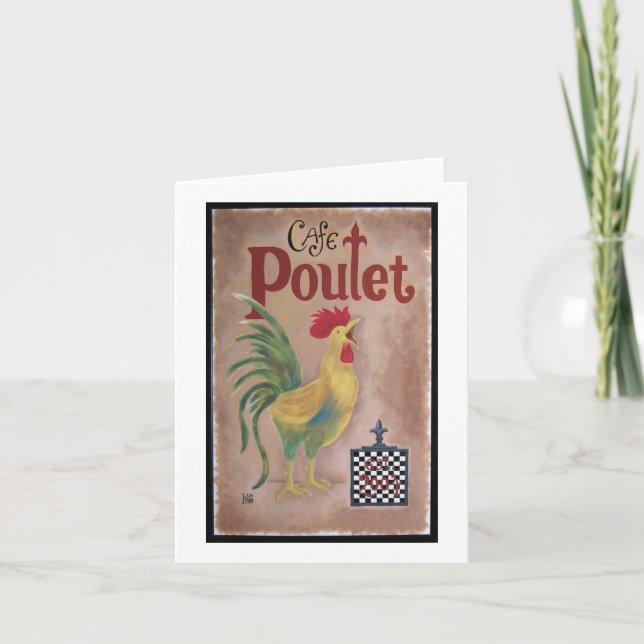 Cartão Café Poulet (Frente)