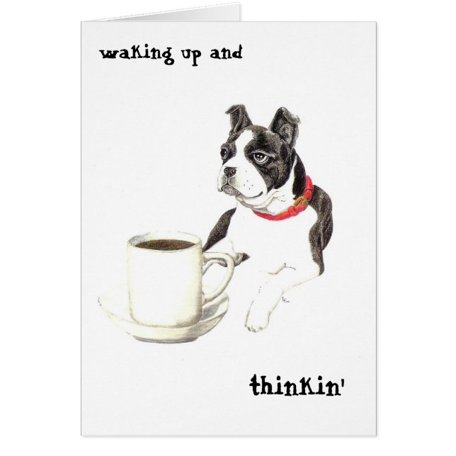 Cartão Cafeína de Boston (Frente)