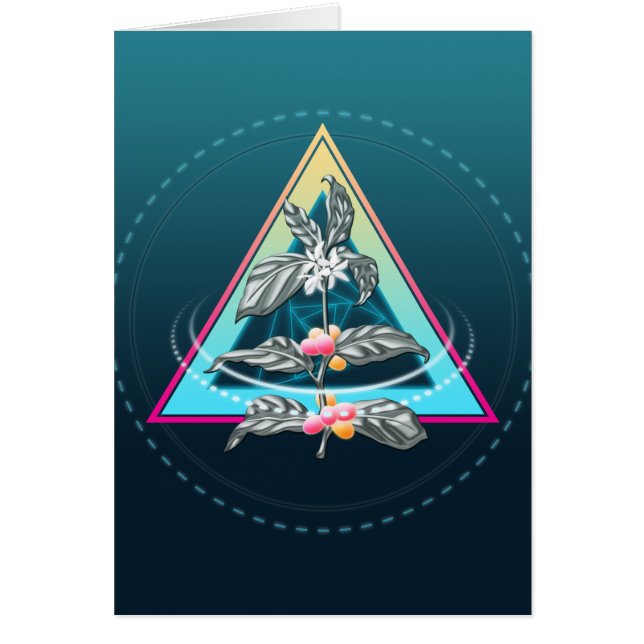 Cartão cafeteira cosmico (Frente)