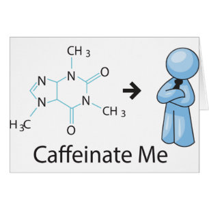 Cartão Caffeinate mim