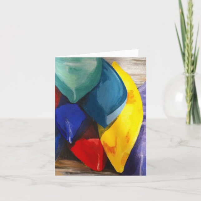 Cartão Caiaque Notecard (Frente)