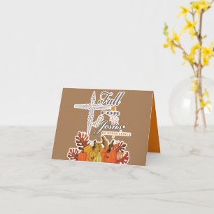 Cartão Cair por Jesus, ele nunca sai 1