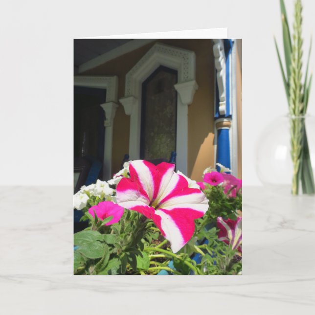 Cartão Caixa de Flores de Springtime - Vinha de Martha (Frente)