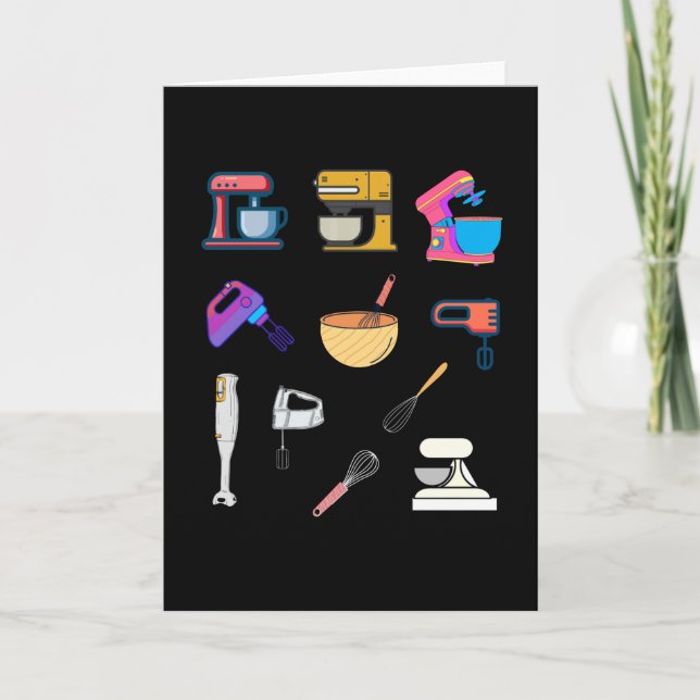 Cartão Caixa de uísque multicolor de mesa (Frente)