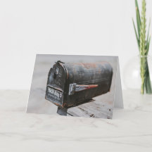 Caixa postal oxidada