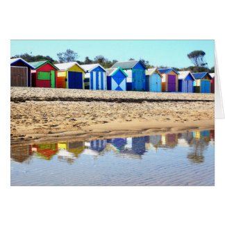 Cartão Caixas de banho, Brighton Beach