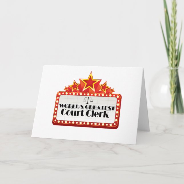 Cartão Caixeiro de corte do mundo o grande (Frente)