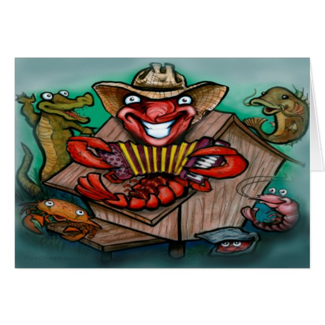 Cartão Cajun (Frente Horizontal)