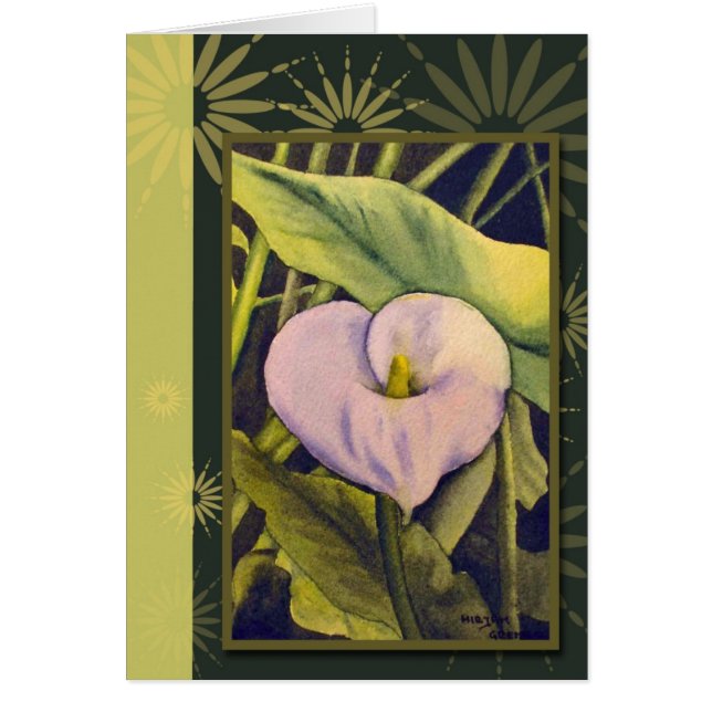 Cartão Cala Lilly (Frente)