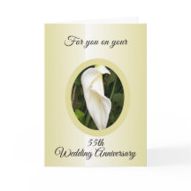 Cala Lily Personalizou 55º aniversário de casament