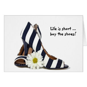 Cartão Calçados com risca a frio