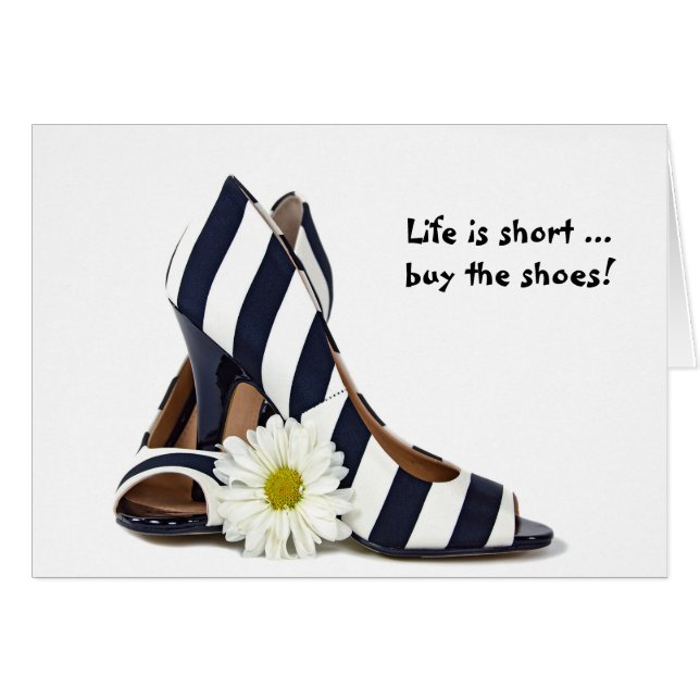 Cartão Calçados com risca a frio (Frente Horizontal)