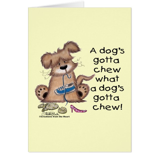 Cartão Calçados de Modos-Cães (Frente)