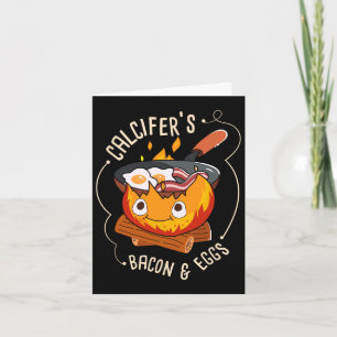 Cartão Calcifers Bacon e Ovo I Cozinhar I Bacon