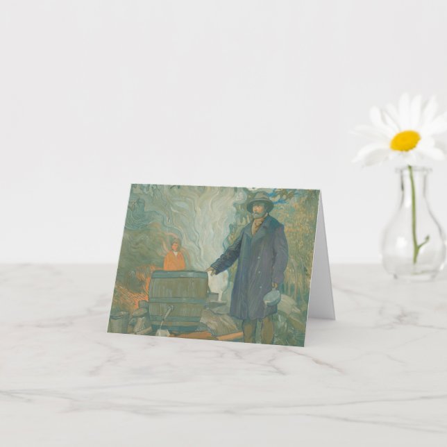 Cartão Caldeira Branca de Moonshiners Florestais (Planta pequena)