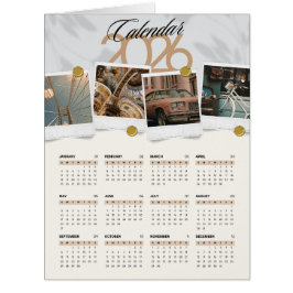 Cartão Calendário 2026