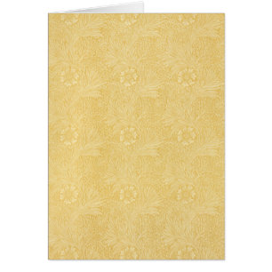 Cartão Calêndula por William Morris, Flores de Jardim Ant