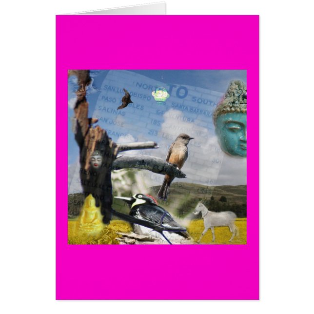 Cartão Califórnia Buddha (Frente)