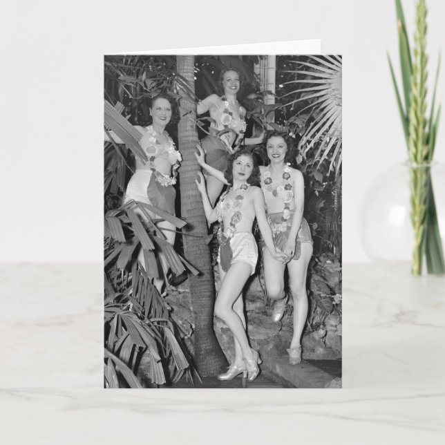 Cartão California Girls, anos 30 (Frente)