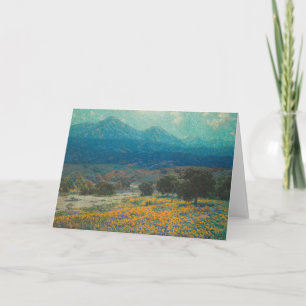 Cartão California Poppy Field   Granville Redmond