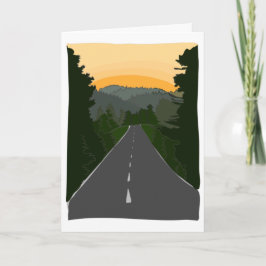 Cartão California Sunset Birthday