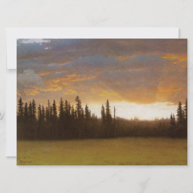 Cartão California Sunset (Paisagem californiana) (Frente)