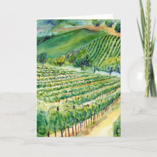 Cartão California Vineyard Card