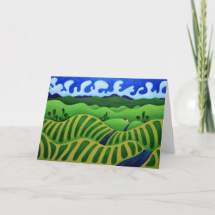 Cartão Califórnia-Vineyards