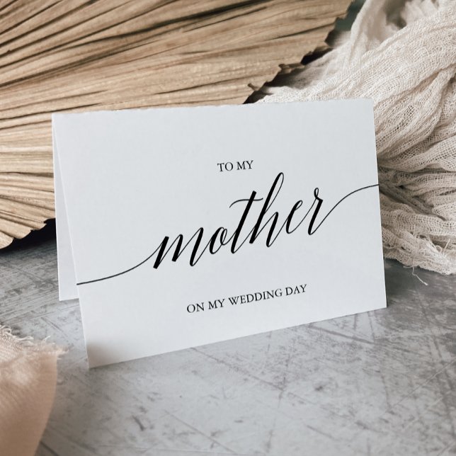 Cartão Caligrafia Negra Elegante Para O Casamento Da Minh (Criador carregado)