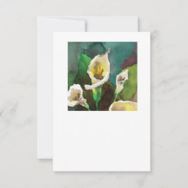 Cartão Calla Lily