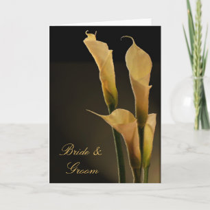 Cartão Calla Lily Wedding Card