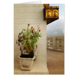 Cartão Calma e espaço no Nepal