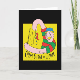 Cartão Calmaria antes da tempestade