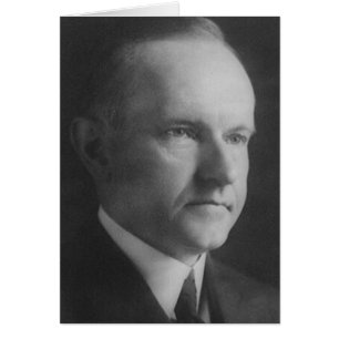 Cartão Calvin Coolidge