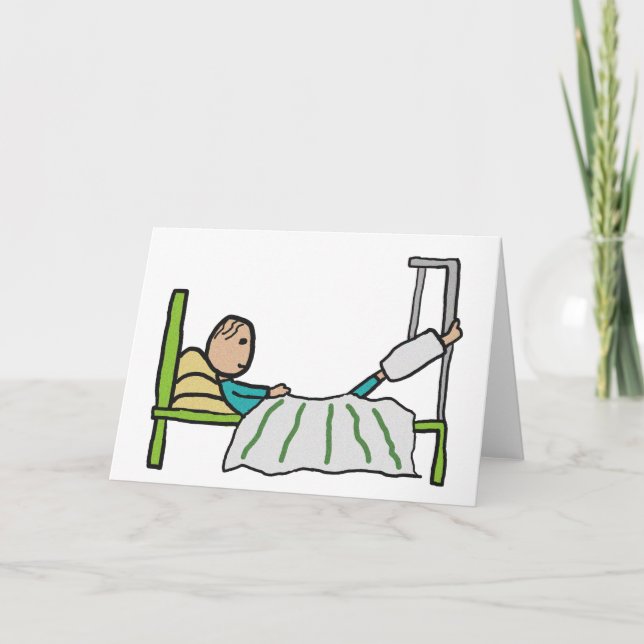 Cartão Cama de Hospital (Frente)