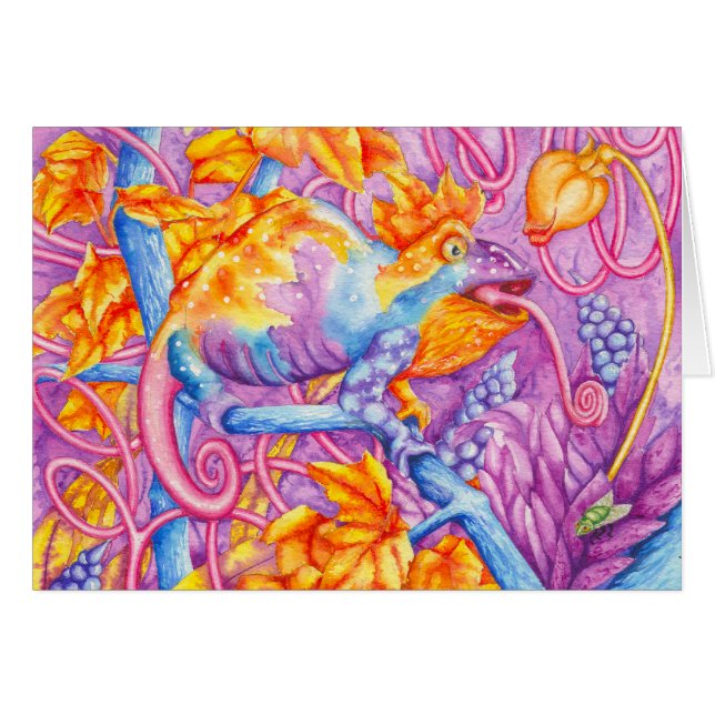 Cartão Camaleão (Frente Horizontal)