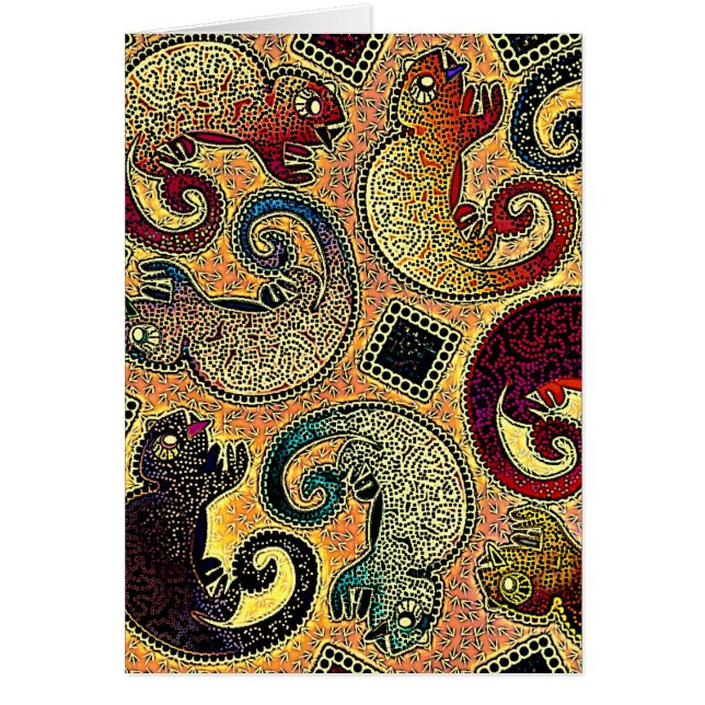 Cartão Camaleões (Frente)