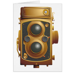 Cartão Câmara Steampunk Antiga