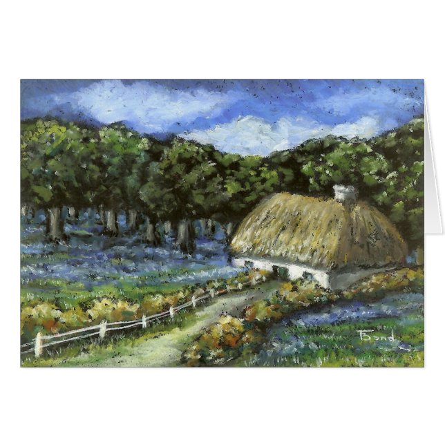 Cartão Camarões-azuis, desfiladeiros e florestas (Frente Horizontal)