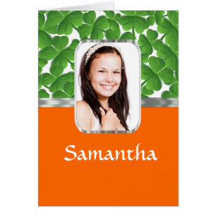 Cartão Camarões e laranja