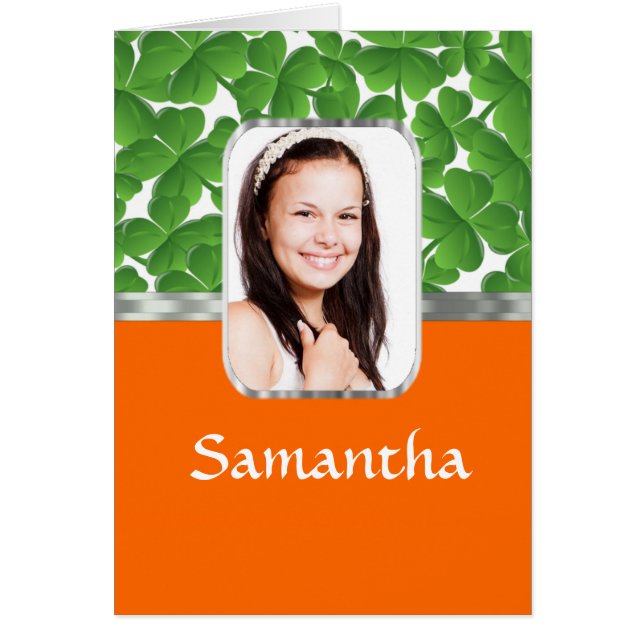 Cartão Camarões e laranja (Frente)