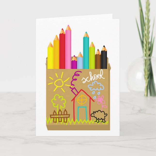 Cartão Camarões 'School' (Frente)