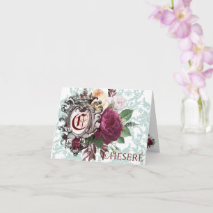 Cartão Cambridge, placas personalizadas, placas dobradas