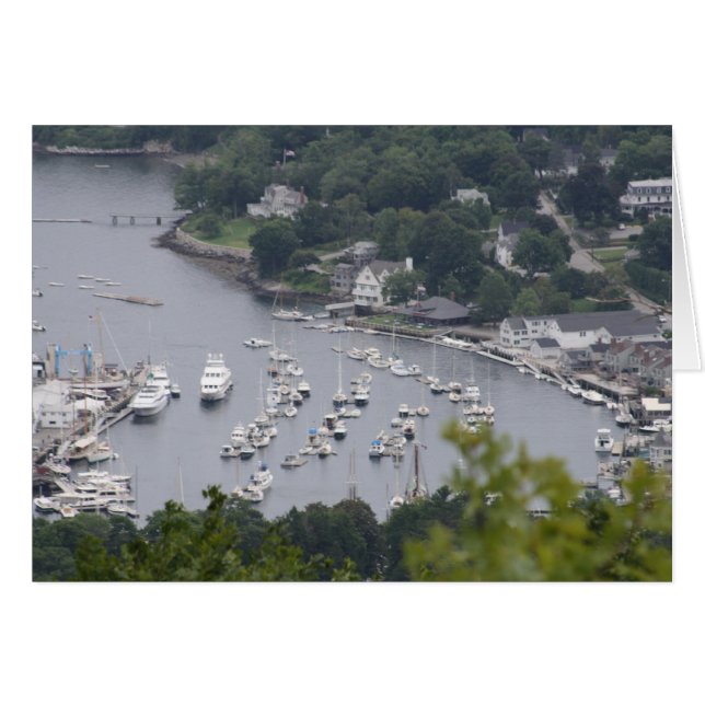 Cartão Camden Harbor (Frente Horizontal)